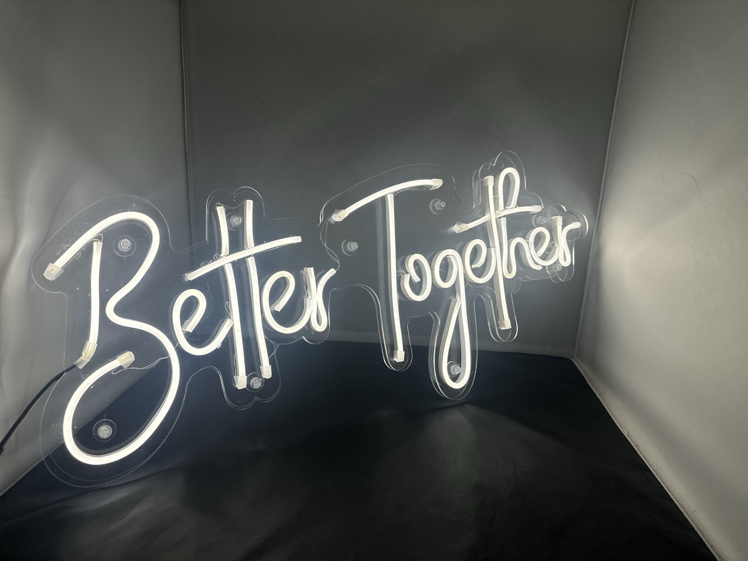 Better Together: Neón LED · Fotografía del producto